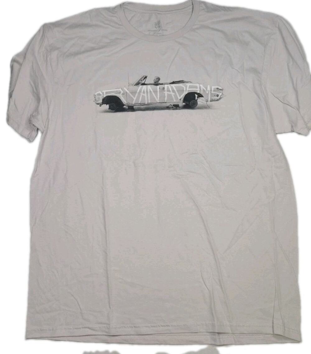 New Bryan Adams 2023 Canadian Tour T-shirt Men's Size XL Fast Shipping